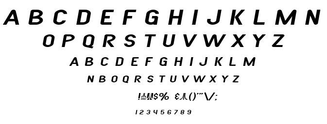 SF Atarian System font