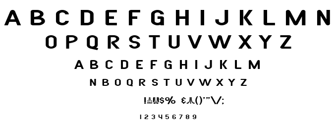 SF Atarian System font