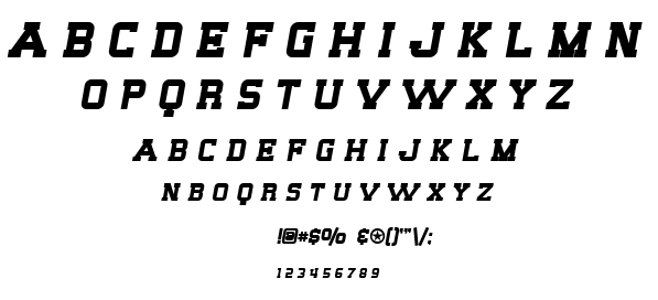 SF Big Whiskey font