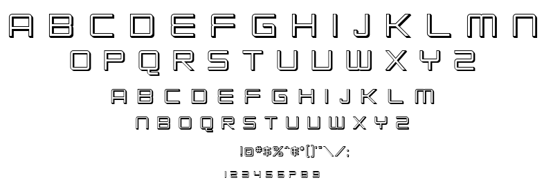 SF Chromium 24 font