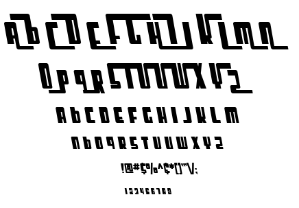 SF Cosmic Age font