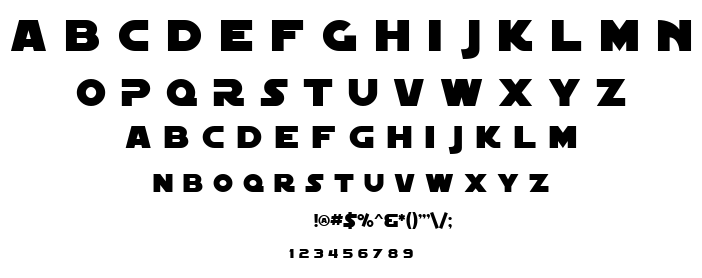 SF Distant Galaxy font