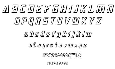 SF Electrotome font