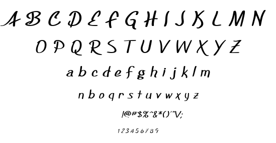 SF Foxboro Script font