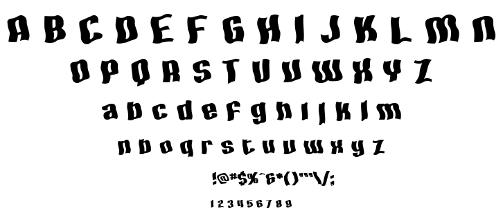 SF Hallucination font