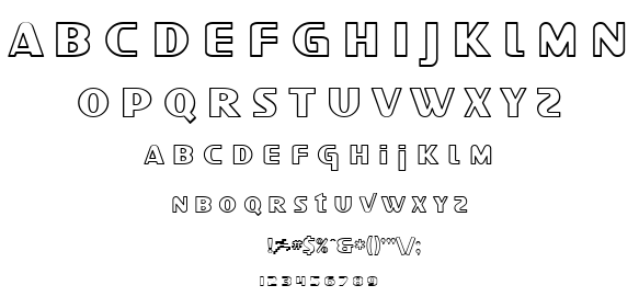 SF Intellivised font