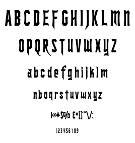 SF Ironsides font