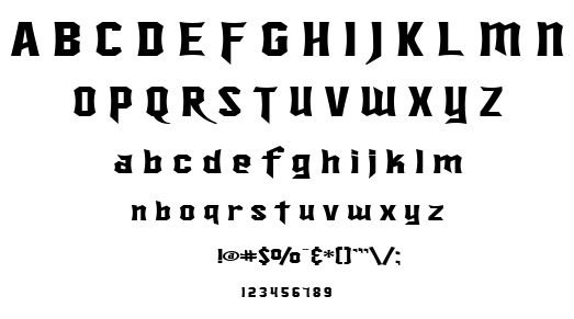 SF Ironsides font