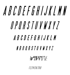 SF Movie Poster font