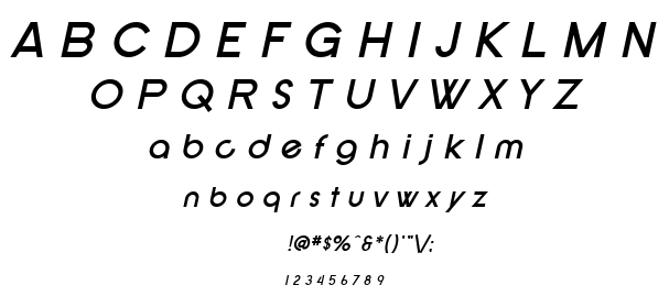 SF New Republic font