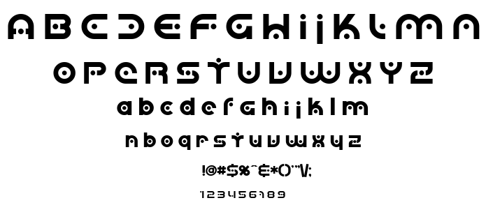 SF Planetary Orbiter font