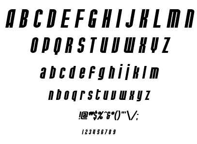 SF Port McKenzie font