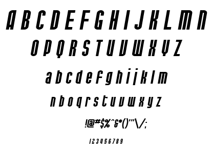 SF Port McKenzie font