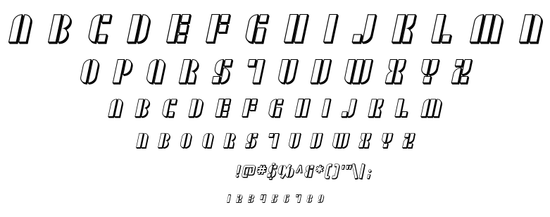 SF Retrosplice font