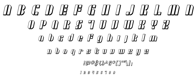 SF Retrosplice font