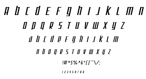 SF Square Root font