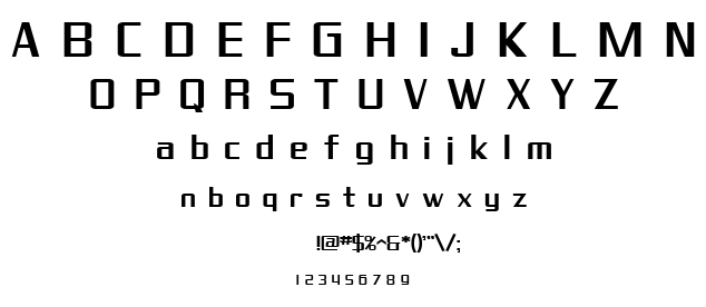 SF Theramin Gothic font