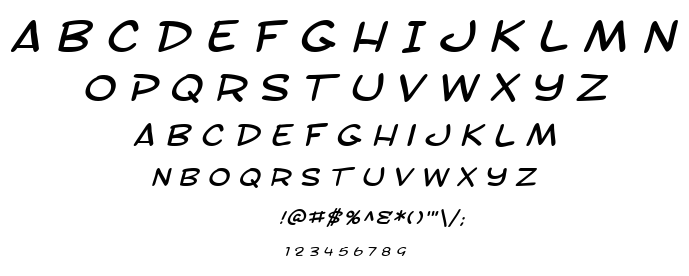 SF Toontime font