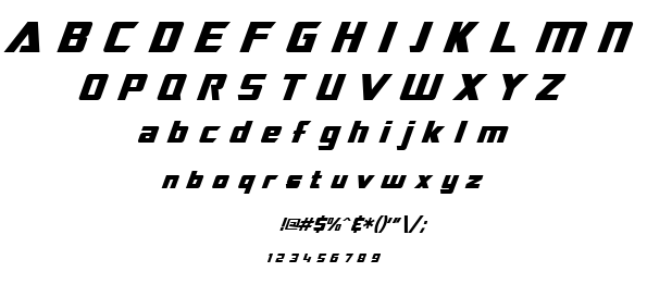 SF Transrobotics font