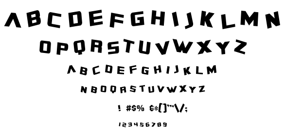 SF Zero Gravity font