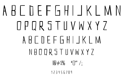 Snow font