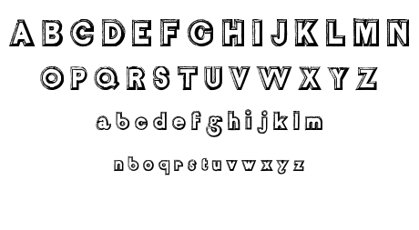 Salon de Coiffure font