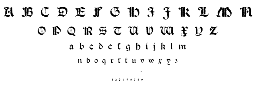 Salterio Trash font