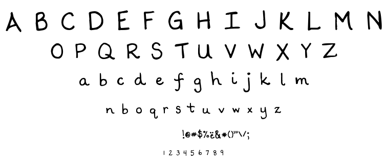Scrogglet font