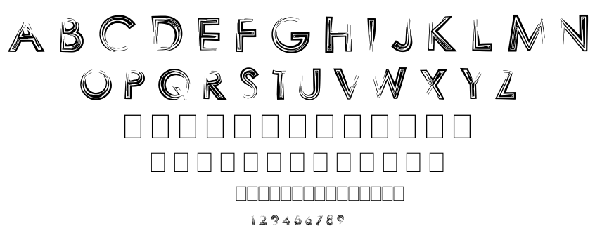 SHARPY font