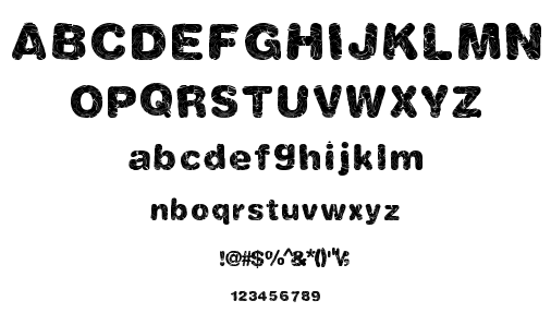 Shatter Web font
