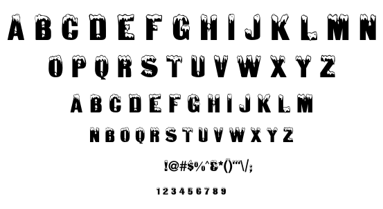 Snowtop Caps font
