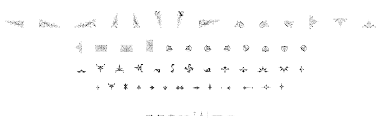 Soft Ornaments Five font