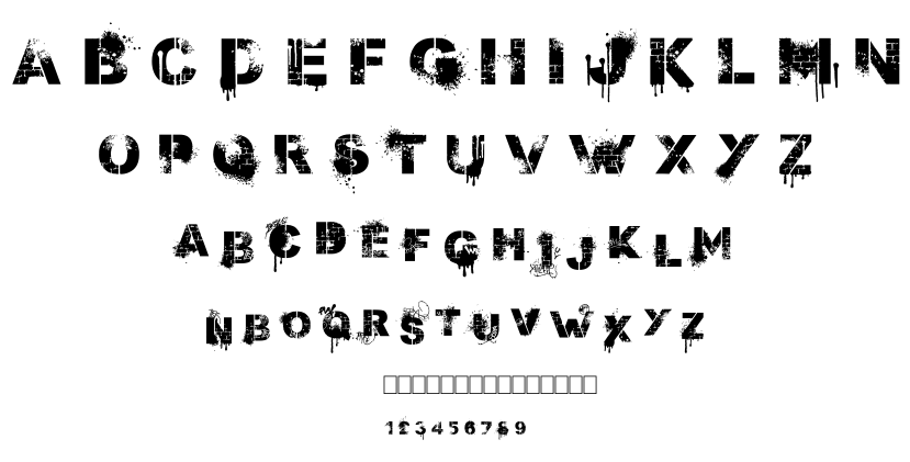 Stenstreet font