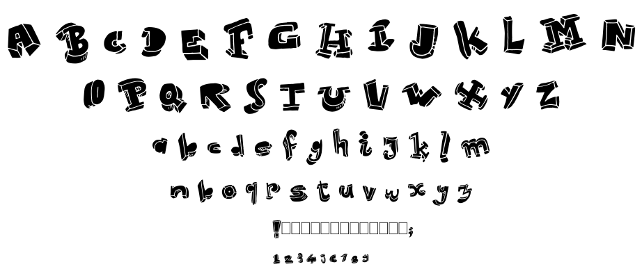 Strokeless font
