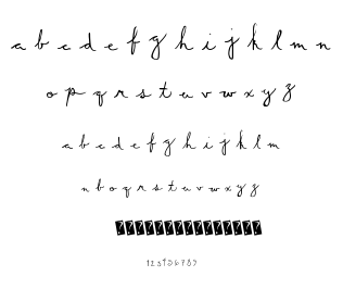 Summer Script font