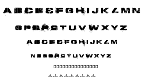 Toy Soldiers font