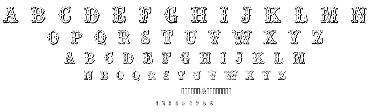 Trocadero font