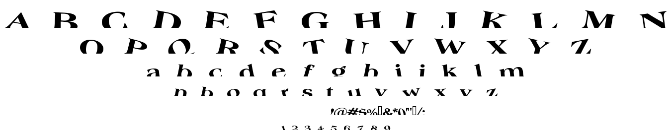 Troubled Genius font