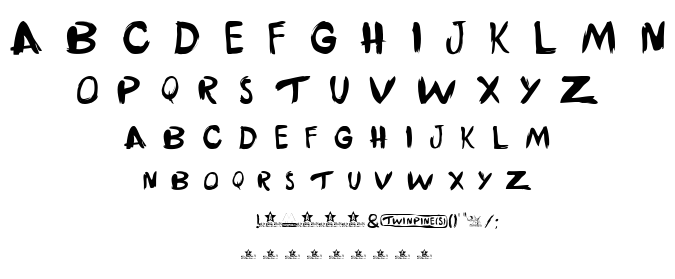 Twinpines font