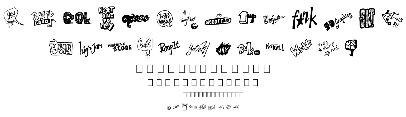 TALK OF THE WALL font