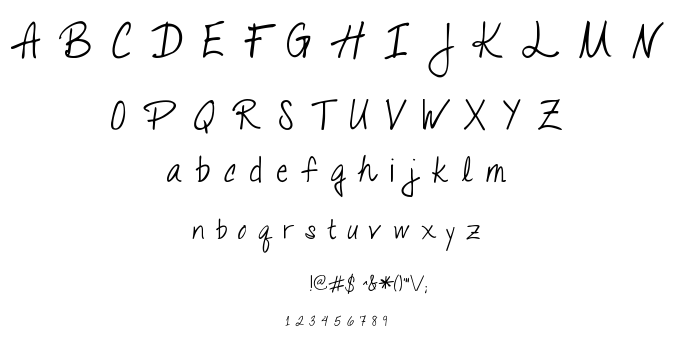 Talking to the Moon font
