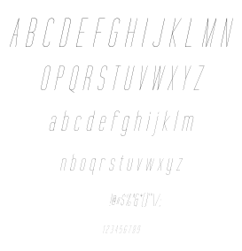 Tall Films font