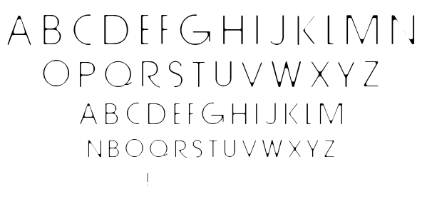Tall Trees font