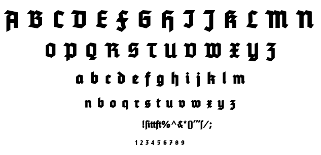Tannenberg Fett font