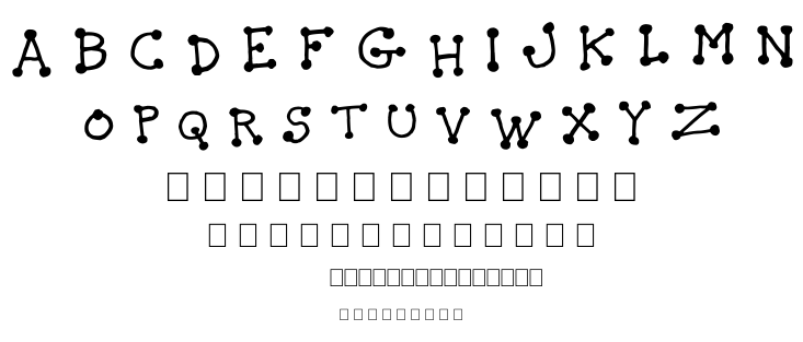 THE IDIOT font