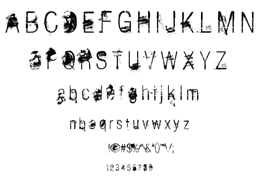 The Last Soundtrack font