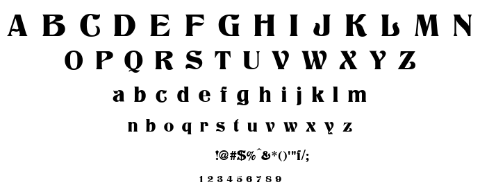 Titania font