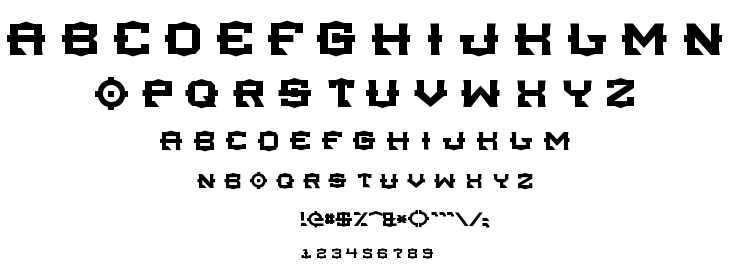 TSA font