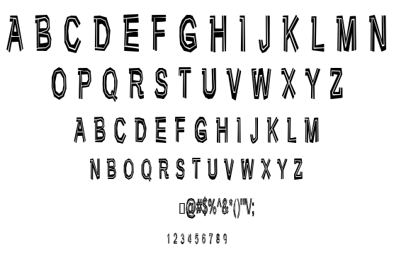 Very Bad Posture font