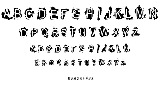 VTKS Refused font